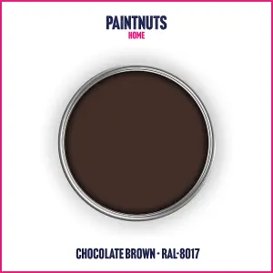 PaintNuts UPVC Door & Window Satin Paint - Chocolate Brown - 400ml Spray Can (RAL8017)