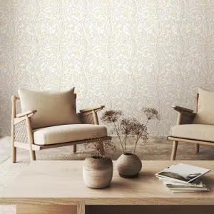 Hoopla Walls Rosehip Trail Natural Stone Smooth Matt Wallpaper