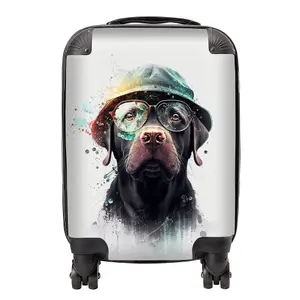 Labrador Retriever Dog Splashart Suitcase - Small