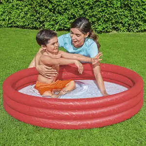 Bestway Plain PVC Inflatable pool (W) 1.02m x (L) 1.02m