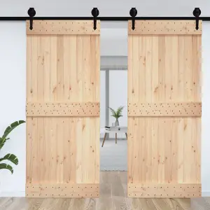 Berkfield Door NARVIK 100x210 cm Solid Wood Pine