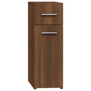 Berkfield Apothecary Cabinet Brown Oak 20x45.5x60 cm Engineered Wood