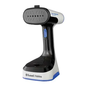 Russell Hobbs 26740 Garment Steamer, 1500 W, 150ml, Black and White