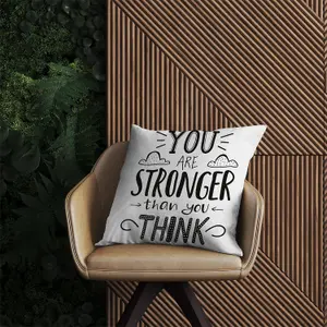 You Are Stronger Than You Think Outdoor Cushion 45cm x 45cm