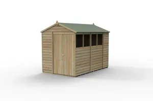 4LIFE Apex Shed 6x10 - Double Door - 4 Window