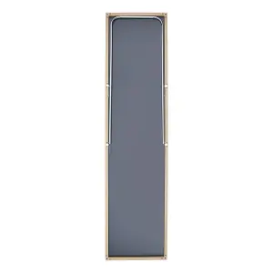 Rose Gold Rectangular Full Length Framed Mirror Freestanding or Wall Floor Mirror Dressing Mirror 150 cm x 40 cm