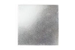 12" Cake Boards Square Silver 3mm Double Thick Cards