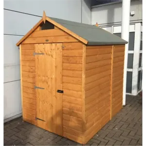 6 x 4 Deluxe Security Tongue And Groove Shed (12mm Tongue And Groove Floor)