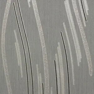 Love Your Walls Shimmer Wave Wallpaper Grey J74609