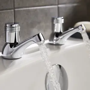 GoodHome Annagh Bath Pillar Tap, Pack of 2