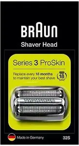 Braun Series 3 Electric Shaver Head Replacement - Black 32B