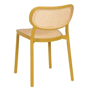 Vernia Stacking Side Chair (Set of 2) Mustard