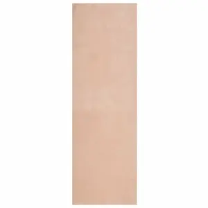 Rug HUARTE Short Pile Soft and Washable Blush 80x250 cm