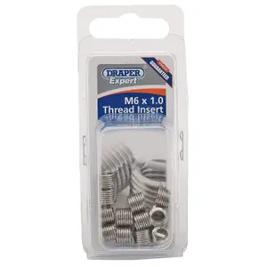 Draper Metric Thread Insert Refill, M6 x 1.0 (Pack of 12) 21708