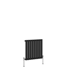 Right Radiators 600x612 mm Horizontal Single Flat Panel Designer Radiator Black