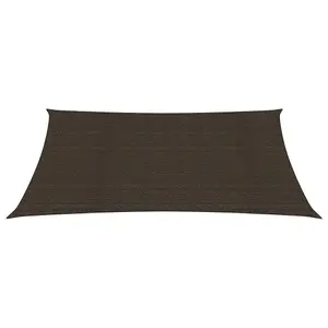 Berkfield Sunshade Sail 160 g/m2 Brown 6x7 m HDPE