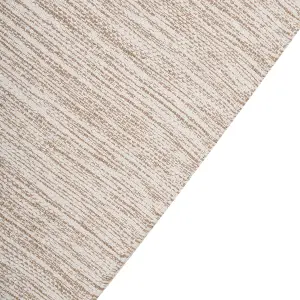 Cotton Area Rug 200 x 300 cm Beige DERINCE