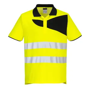 Portwest PW2 Hi-Vis Polo Shirt Short Sleeve