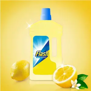 Flash Clean & Shine All Purpose Cleaner Lemon 1 Litre Bottle (Pack of 6)