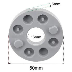 SPARES2GO Two Peg Blade Height Spacers compatible with Flymo Lawnmower (Pack of 2)