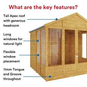 BillyOh Holly Tongue and Groove Apex Summerhouse - 20x10