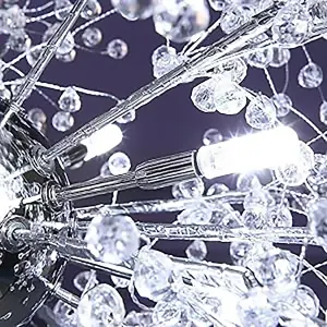 Garwarm Dandelion Chandelier LED Light Crystal Chandelier