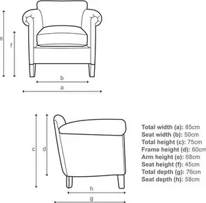 John Lewis Camford Leather Armchair