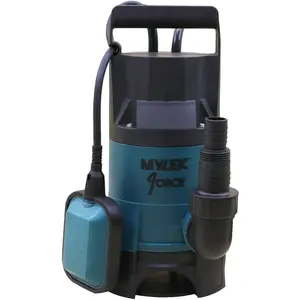 MYLEK Submersible Water Pump 400W Electric for Clean or Dirty Water with Float Switch, 8000L/H