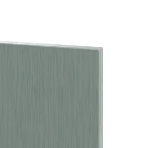 GoodHome Alpinia Matt green wood effect Shaker Highline Cabinet door (W)150mm (H)715mm (T)18mm