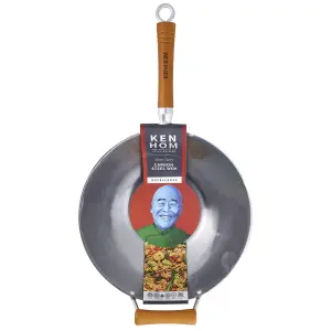 Ken Hom Excellence 32cm Carbon Steel Wok