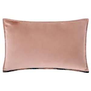 Paoletti Delano Velvet Jacquard Feather Filled Cushion