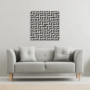 Woven Pattern (Canvas Print) / 90 x 90 x 4cm