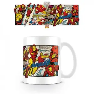 Marvel Panel Iron Man Mug White/Red/Yellow (One Size)