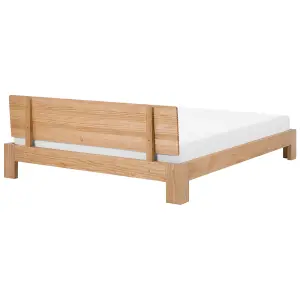 Wooden EU Super King Size Bed Light ROYAN