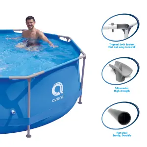 Avenli 10ft Round Steel Family Pool