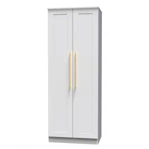 Helmsley 2 Door Wardrobe in White Ash (Ready Assembled)