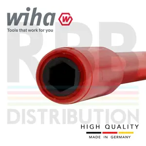 Wiha Hex Driver Screwdriver 1000v VDE Electrician 5mm Hex SoftFinish grip 00855