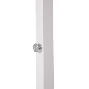 Metal LED Office Floor Lamp White TAURUS