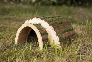 Wooden Hedgehog house Garden Shelter