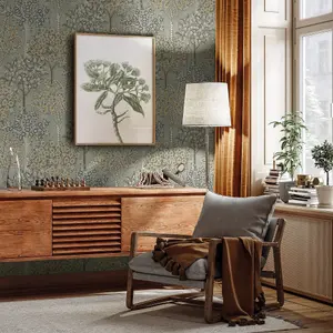 Galerie Mulberry Tree Light Green Grove Wallpaper Roll