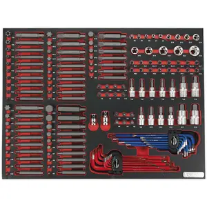 177-Piece Premium Bit and Socket Set with Secure Tool Tray for Professionals