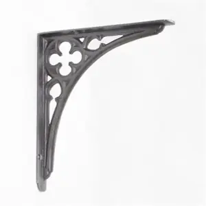 Castelion Single Small Cast Iron Gothic Shelf Bracket