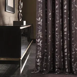 Home Curtains Lorenzo Fully Lined 65w x 72d" (165x183cm) Chocolate Eyelet curtains (PAIR)