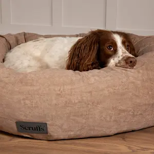 Polyester Pet Bed Light Brown / Extra Large (32-40kg)