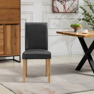 Maiolo Vegan Leather Dining Chairs - Set of 2