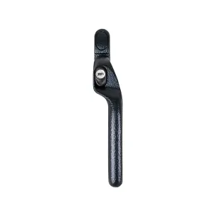 Timber Series Connoisseur MK2 Offset Locking Espag Window Handle - Antique Black (Right Hand)