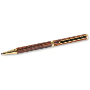 Artisan Twist Pen Kit - 24kt Gold (Black Clip)