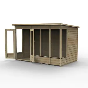 Beckwood Apex Summerhouse 10x6 - Double Door - 5 Windows