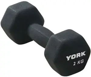 York Fitness Single Neoprene Hex Coating Dumbbell