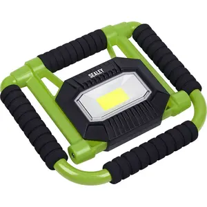 Rechargeable Portable Floodlight - 10W COB LED - IP67 Rated - Adjustable Swivel